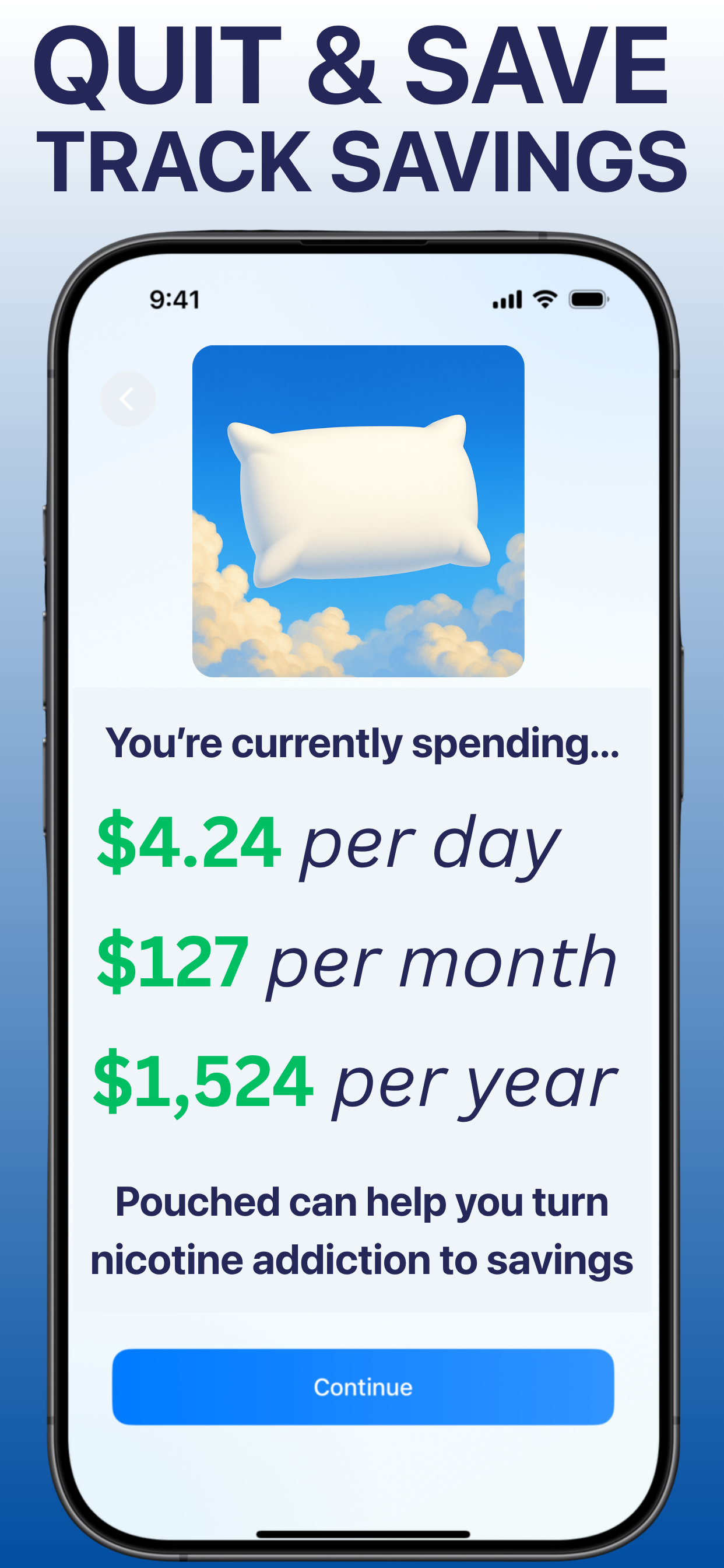 Track your savings
